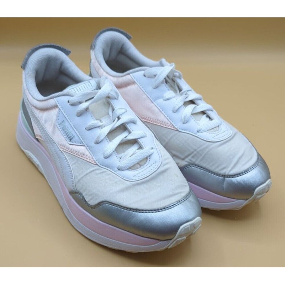 PUMA Cruise Rider Chrome Pink Dogwood Silver Women's Size 10 NO BOX NO INSOLES